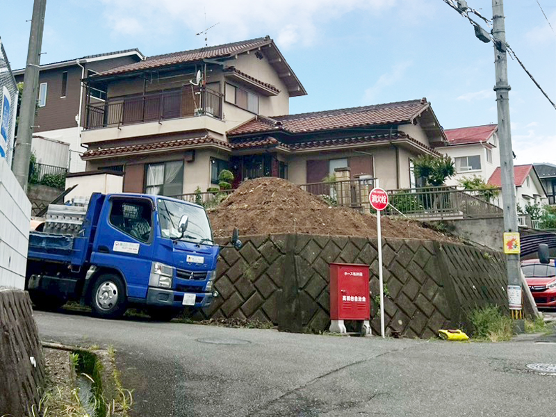大津市 池田ヶ谷の家 2階建て 現地調査