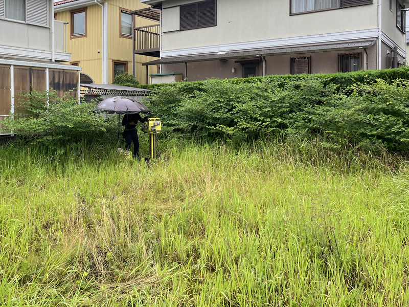 京都府 前山の家 2階建て 現地調査