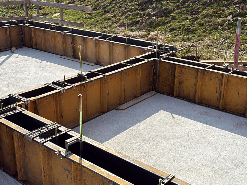 滋賀県 花山の家 2階建て 現場チェック ホールダウンアンカー設置箇所確認
