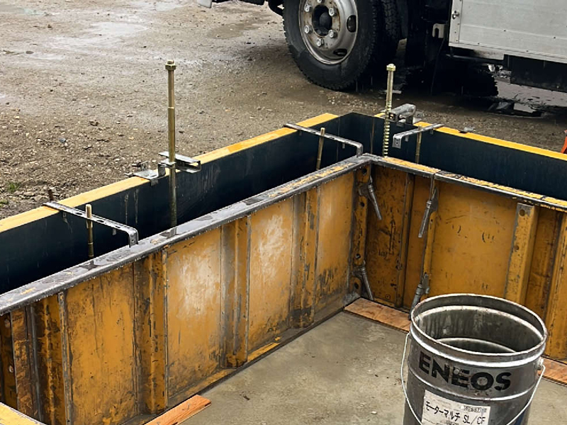 滋賀県 森本の家 2階建て 現地チェック ホールダウンアンカー設置確認