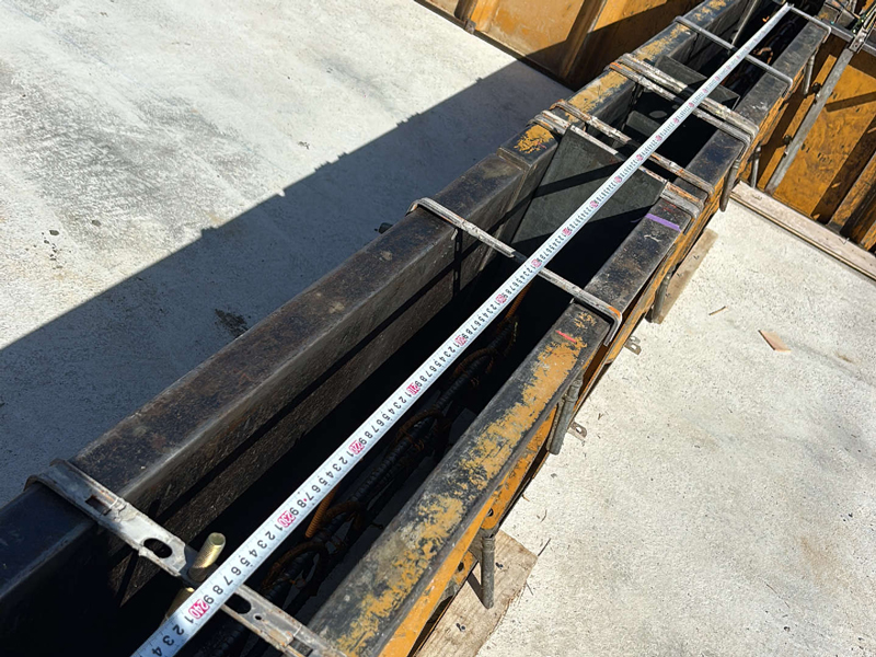 大津市 大宮の家 2階建て 現場チェック アンカーボルトピッチ確認