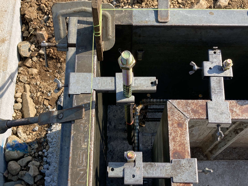 滋賀県 石守の家 2階建て 現場チェック ホールダウンアンカー設置箇所確認