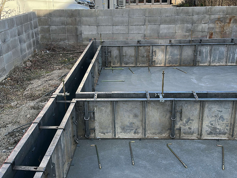 京都市 橘の家 2階建て 現場チェック ホールダウンアンカー設置箇所確認