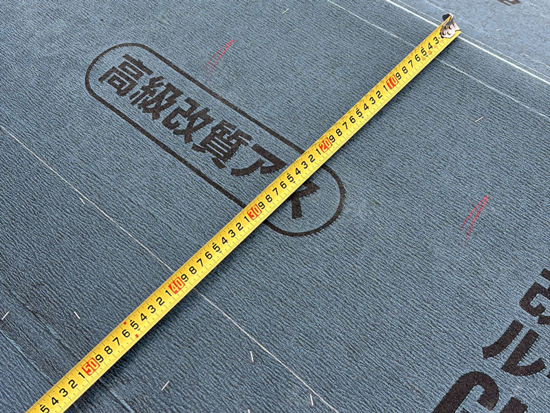 京都市 野々上の家 2階建て 現場チェック 屋根ルーフィング施工確認