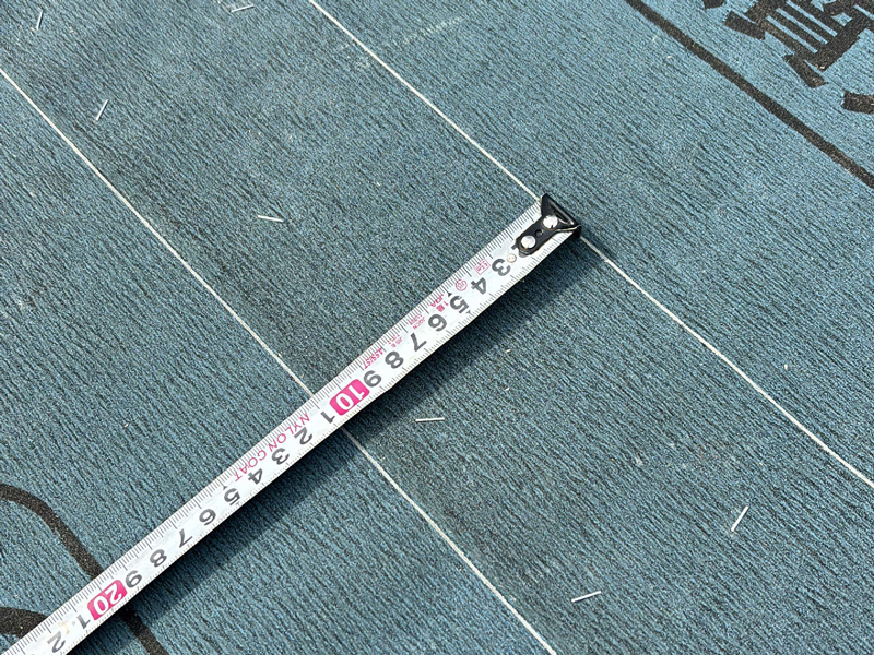 大津市 字野の家 2階建て 現場チェック 屋根ルーフィング施工