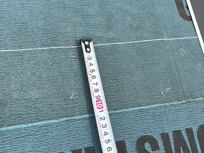 木ノ野の家 2階建て 現場チェック 屋根ルーフィング施工完了