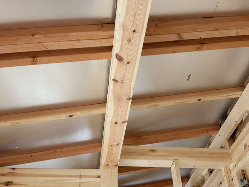 大津市 泰平の家 2階建て 現場チェック 外断熱材施工確認