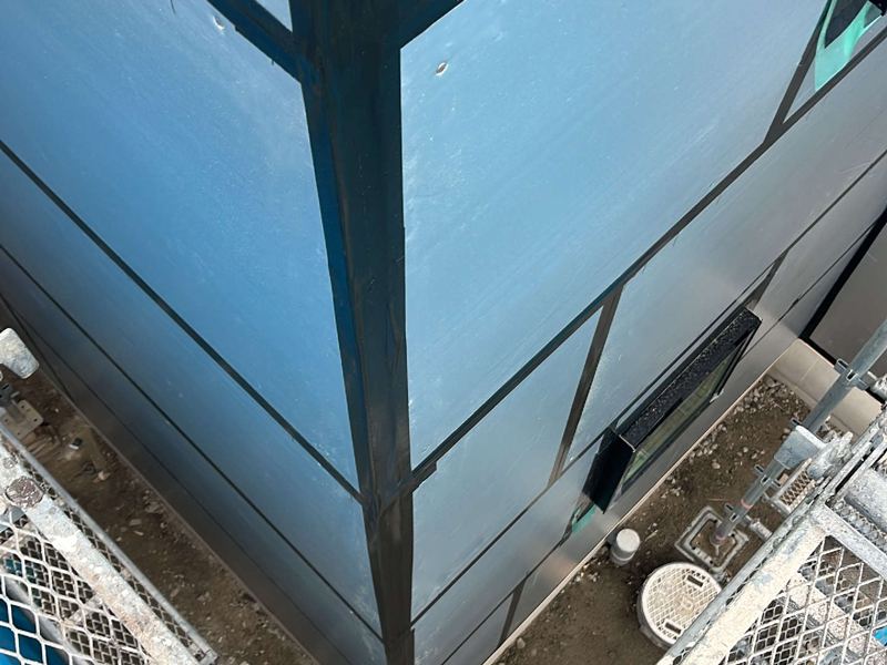 守山市 門田の家 2階建て 現場チェック 外断熱材厚さ確認