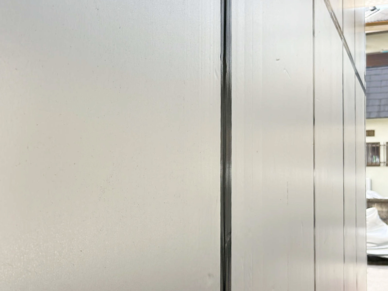 向日市 中乃町の家 2階建て 現場チェック 壁断熱材種類確認