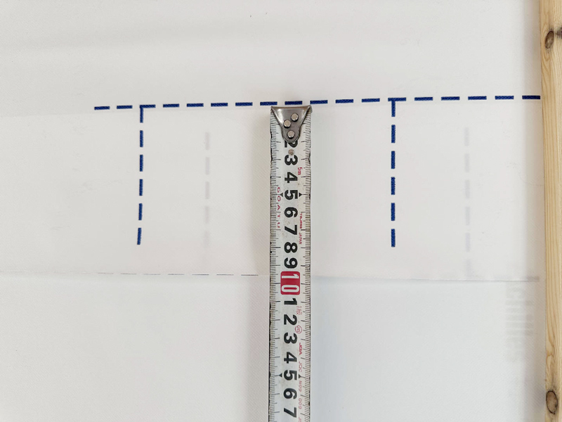 京都市 野々上の家 2階建て 現場チェック 防水シート重ね巾確認