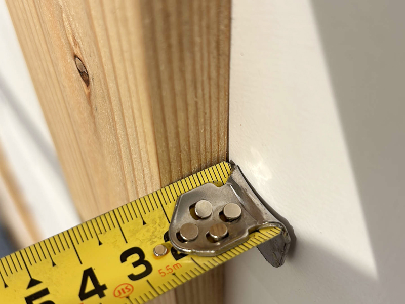 大津市 青海の家 2階建て 現場チェック 胴縁厚み確認