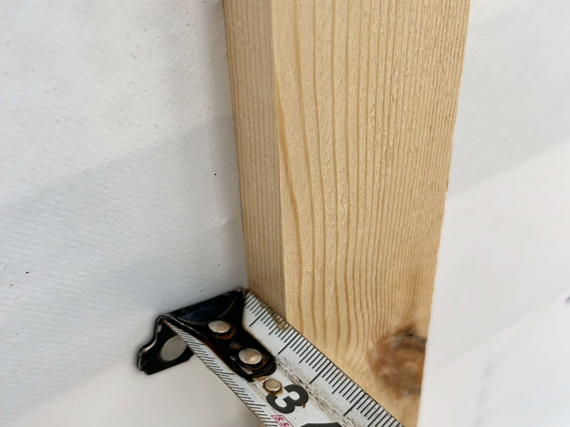 大津市 泰平の家 2階建て 現場チェック 胴縁厚み確認