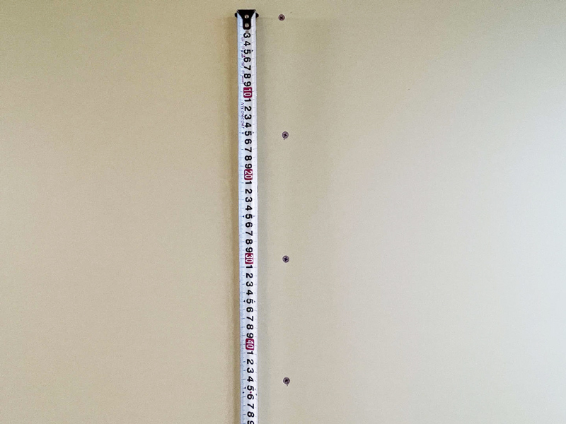 守山市 門田の家 2階建て 現場チェック 壁ボードビスピッチ確認