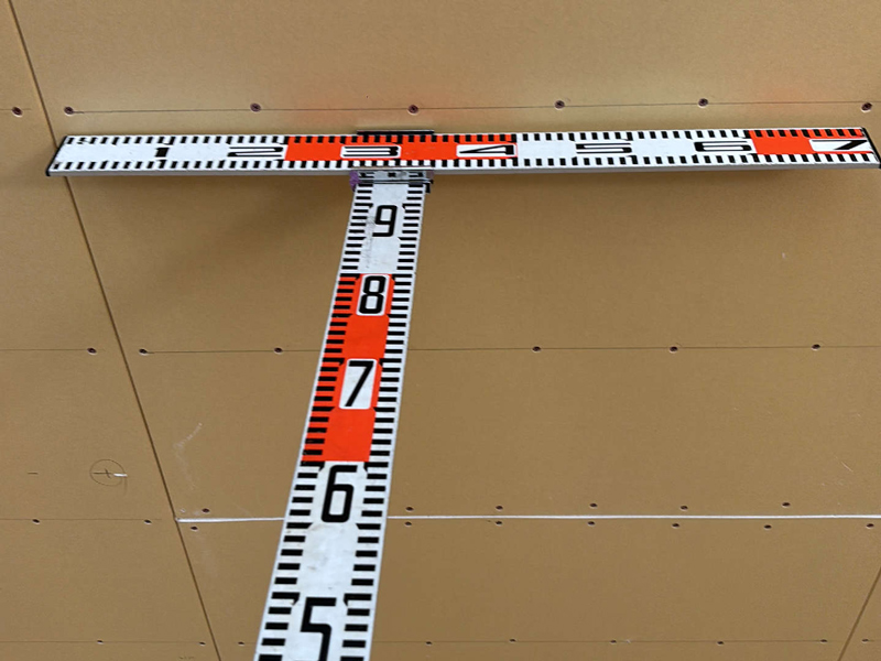 大津市 青海の家 2階建て 現場チェック 天井ホードビスピッチ確認