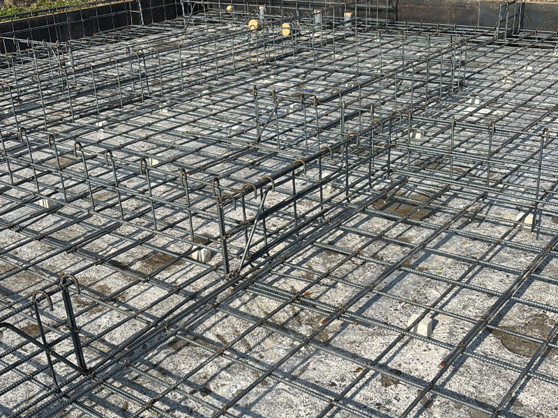 滋賀県 美畑の家 2階建て 現場チェック 配筋検査