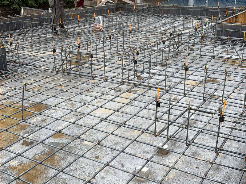 大津市 明日の家 2階建て 現場チェック 基礎工事開始