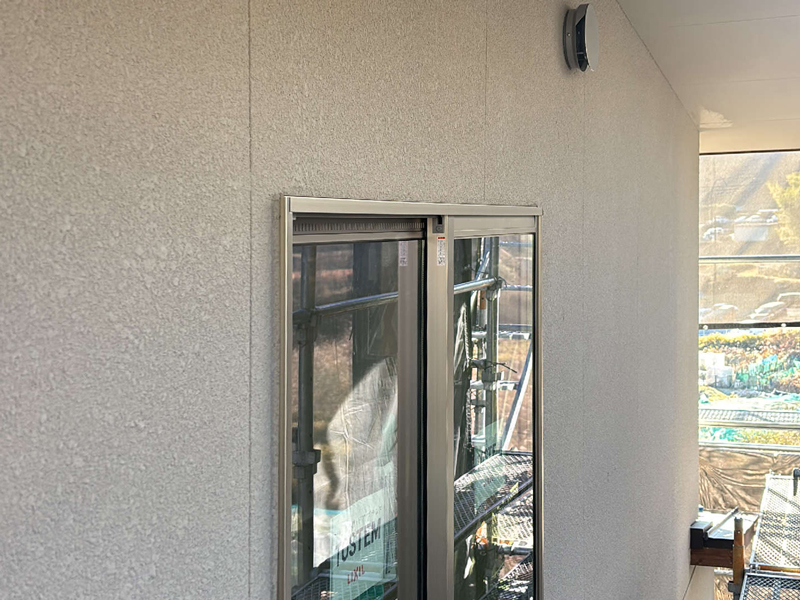 大津市 円原の家 2階建て 現場チェック 外壁塗装施工確認