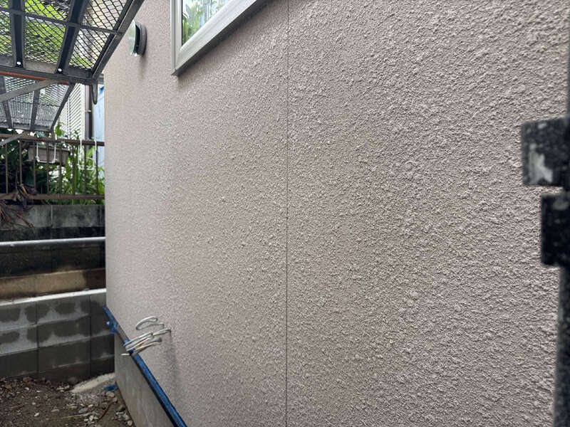 滋賀県 石守の家 2階建て 現場チェック 外壁塗装施工確認