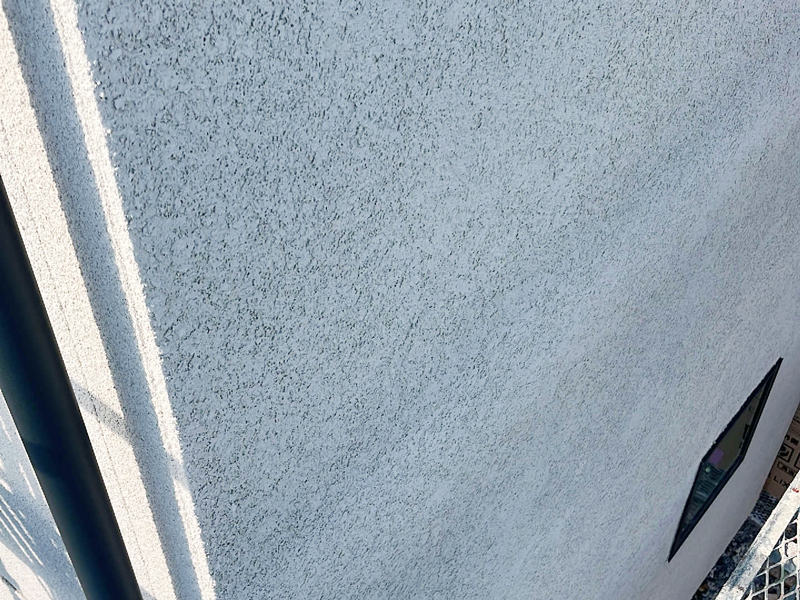 米原市 中乃町の家 2階建て 現場チェック 左官仕上げ完了