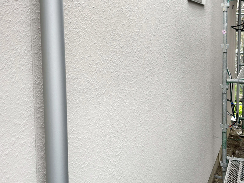 京都市 梛の家 2階建て 現場チェック 左官仕上げ・外装材確認