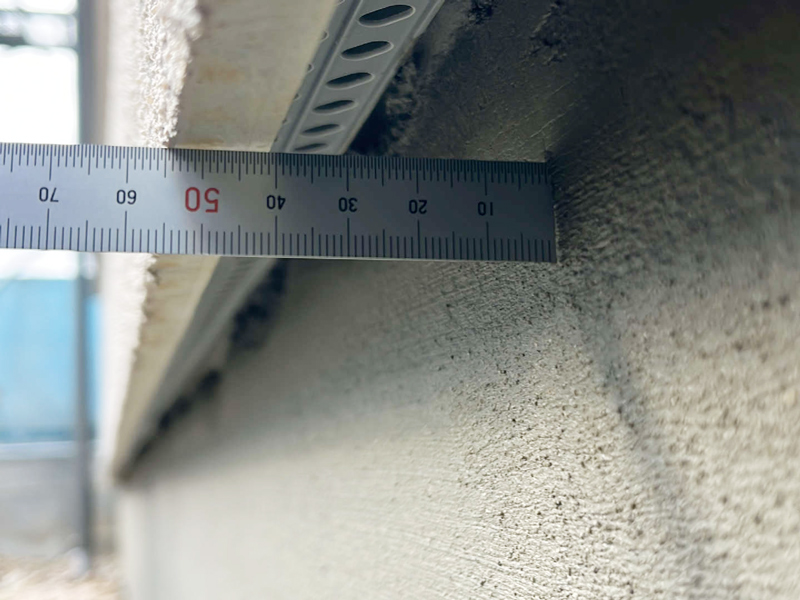 米原市 中乃町の家 2階建て 現場チェック 水切り・雨押え通気空間確認