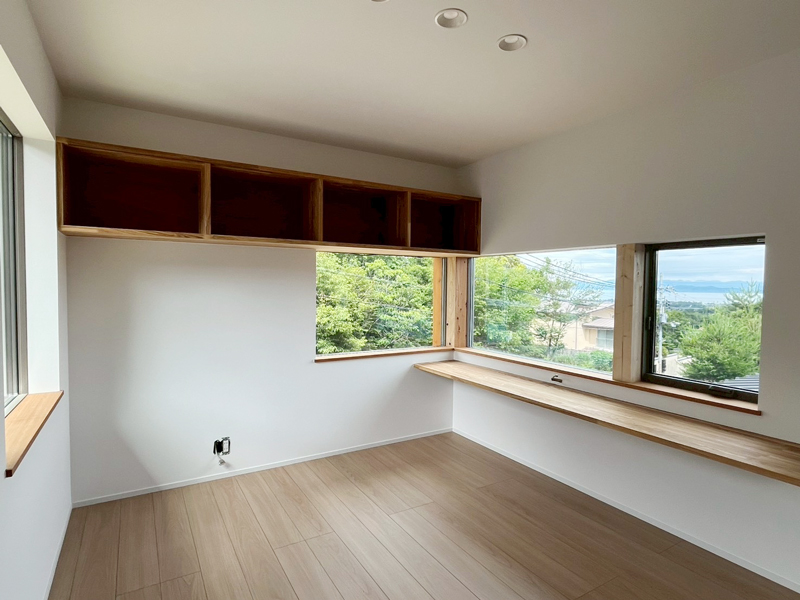大津市 字野の家 2階建て 現場チェック 壁・天井仕上げ材施工完了
