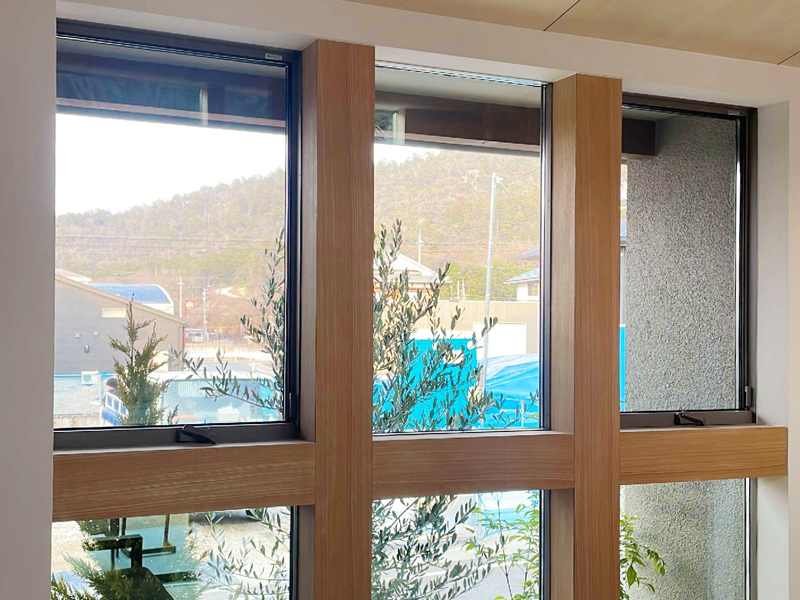 野洲市 南浦の家 平屋 現場チェック 窓の開閉確認