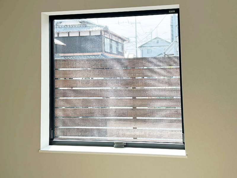 守山市 門田の家 2階建て 現場チェック 窓の開閉確認