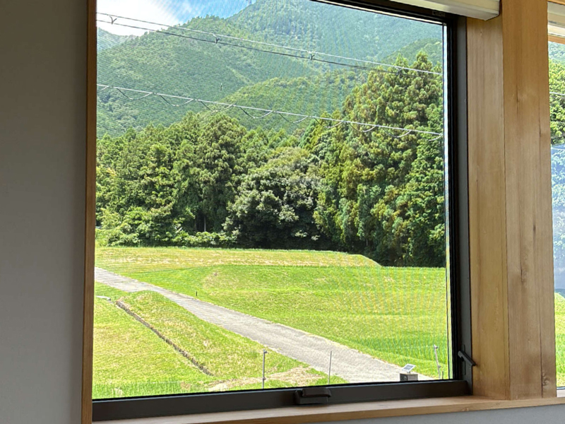 滋賀県 美畑の家 2階建て 窓開閉確認