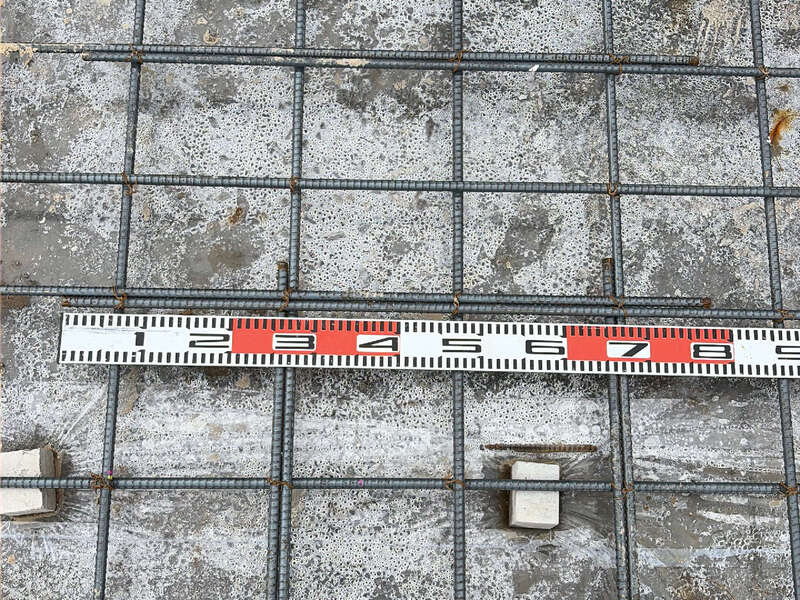 大津市 明日の家 2階建て 現場チェック スラブ筋継手長さ確認