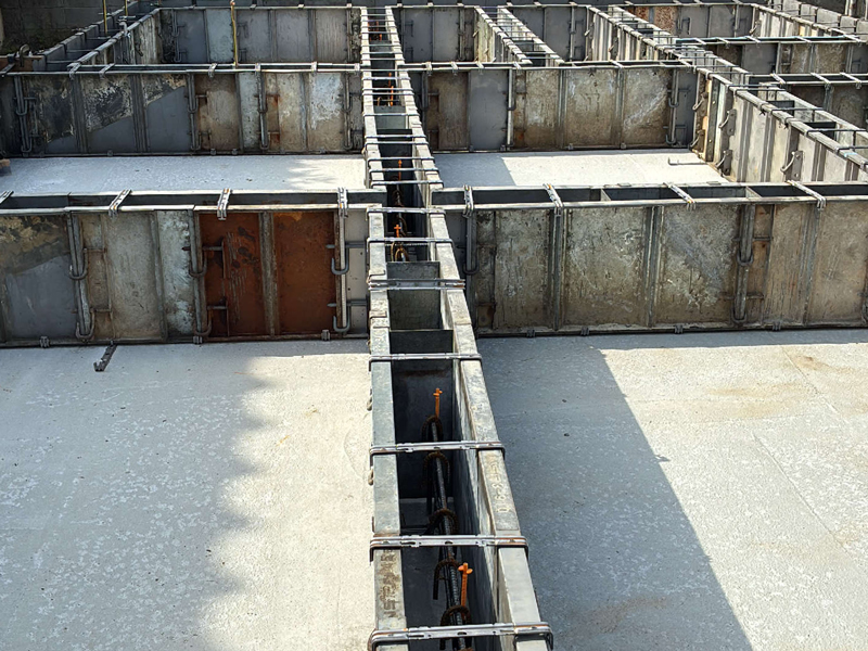 京都市 波田町の家 2階建て 現場チェック 立上り型枠施工確認