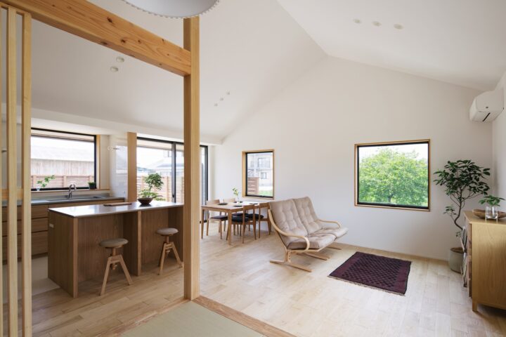 滋賀県大津市で建てた注文住宅の平屋のLDK