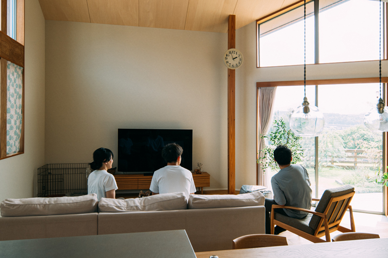 滋賀県の平屋に移住されたご家族