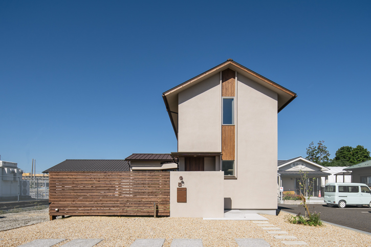 滋賀県の完成見学会のお家の外観イメージ
