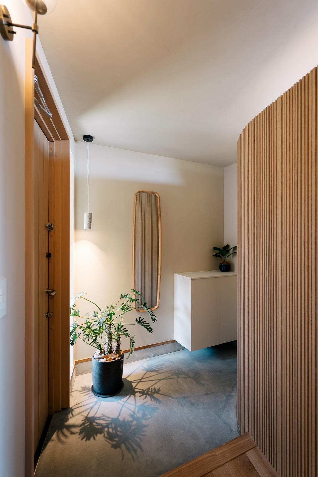 大津市の工務店で建てた琵琶湖が見える家の玄関