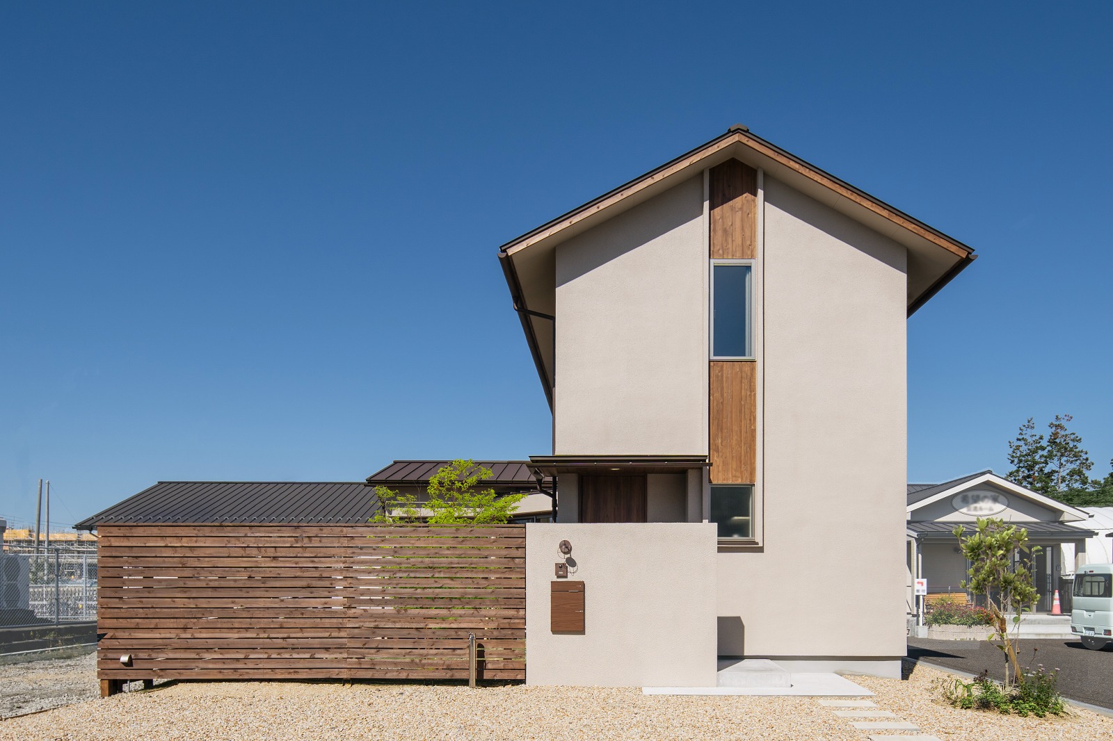 大津市の工務店で建てた家の外観