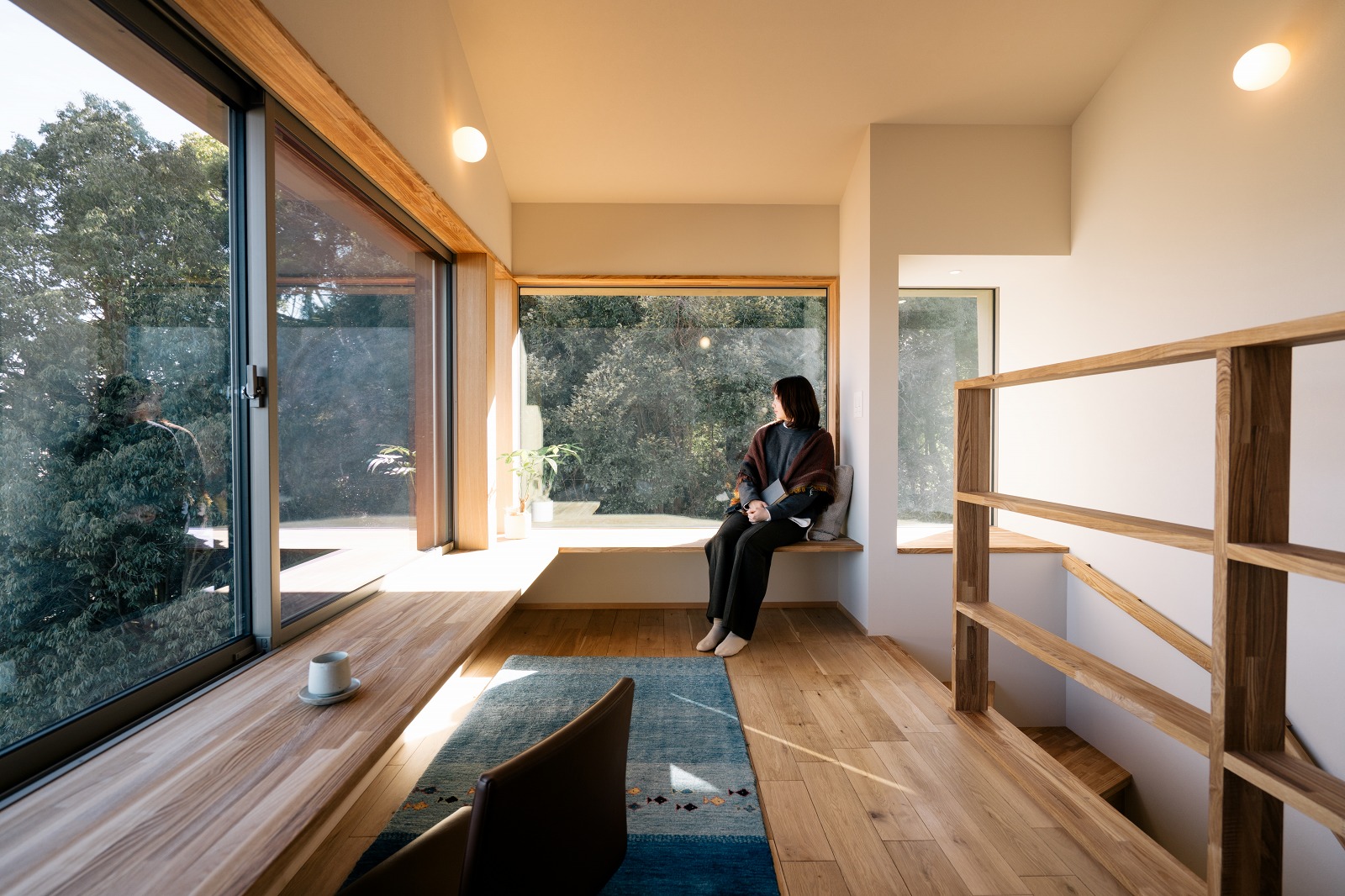 大津市の工務店で建てた琵琶湖が見える家のヌック