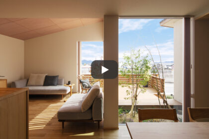 大津市で豊かな中庭のあるお家