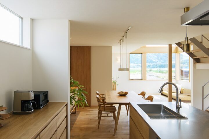 滋賀県の工務店が建てた木の家のダイニング