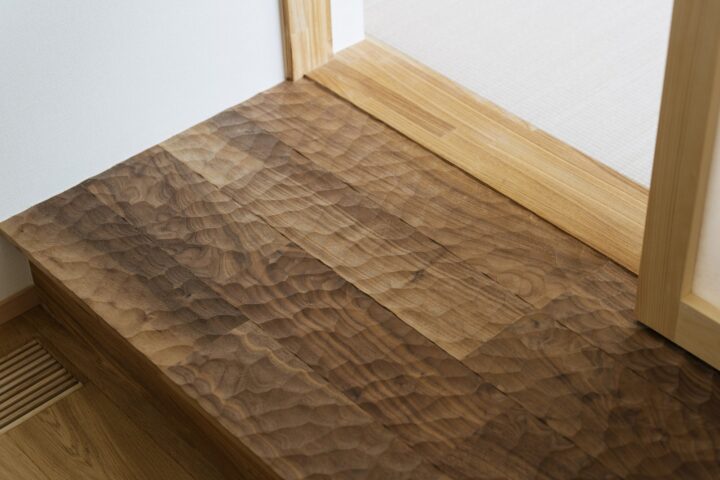 滋賀県の工務店が建てた木の家のなぐり式台