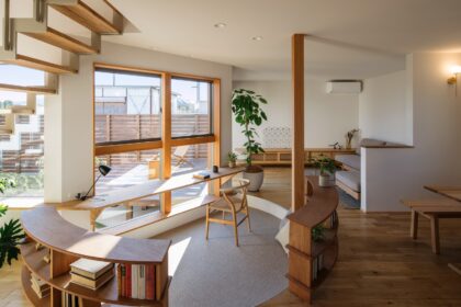 大津市の工務店で建てた家のリビング