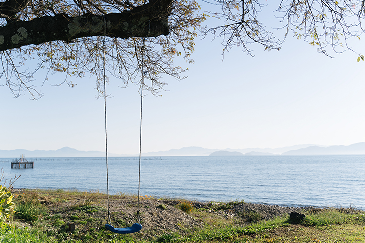 琵琶湖の側に建つお家の見学会