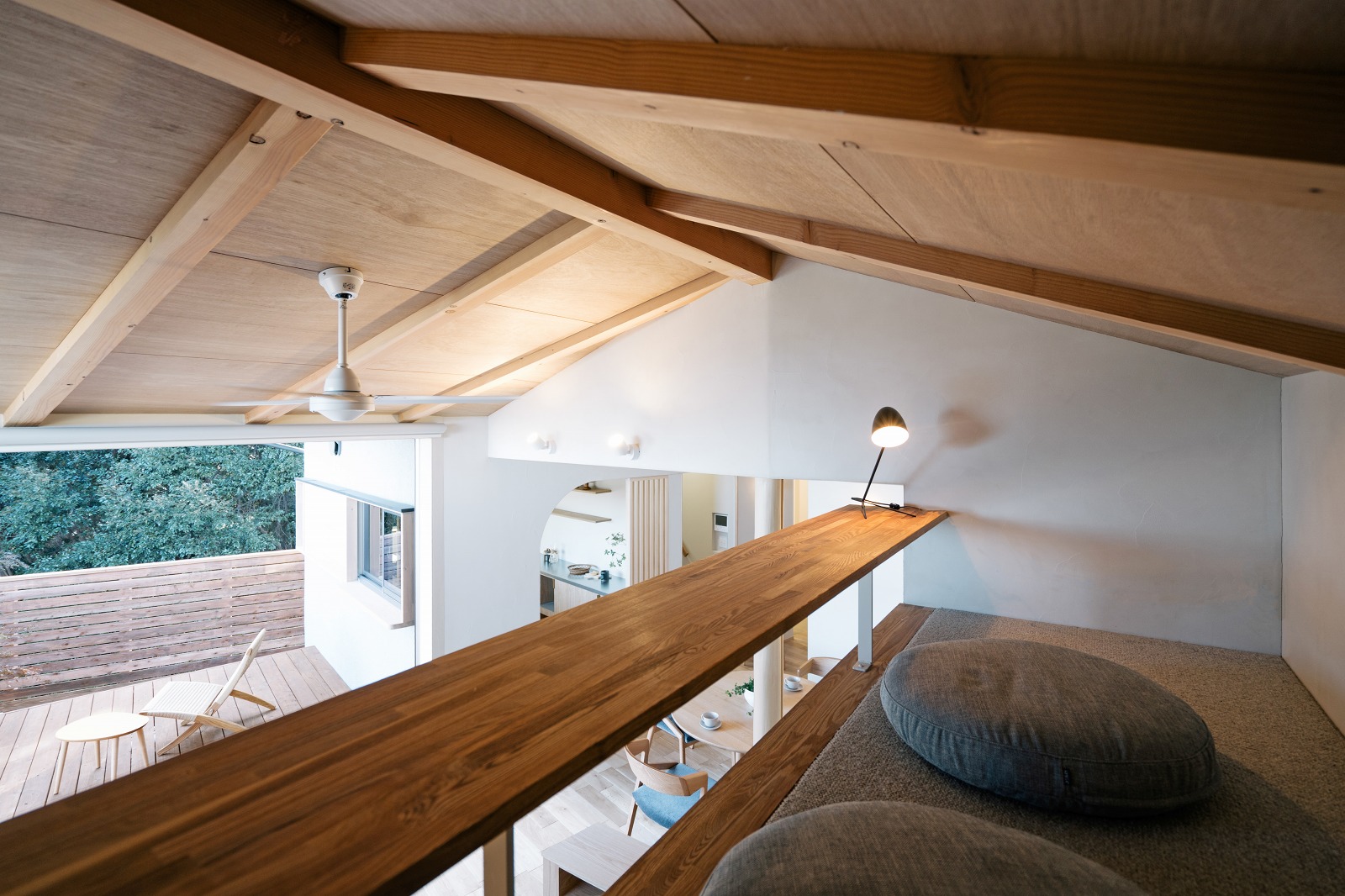 大津市の工務店で建てた琵琶湖が見える家のロフト