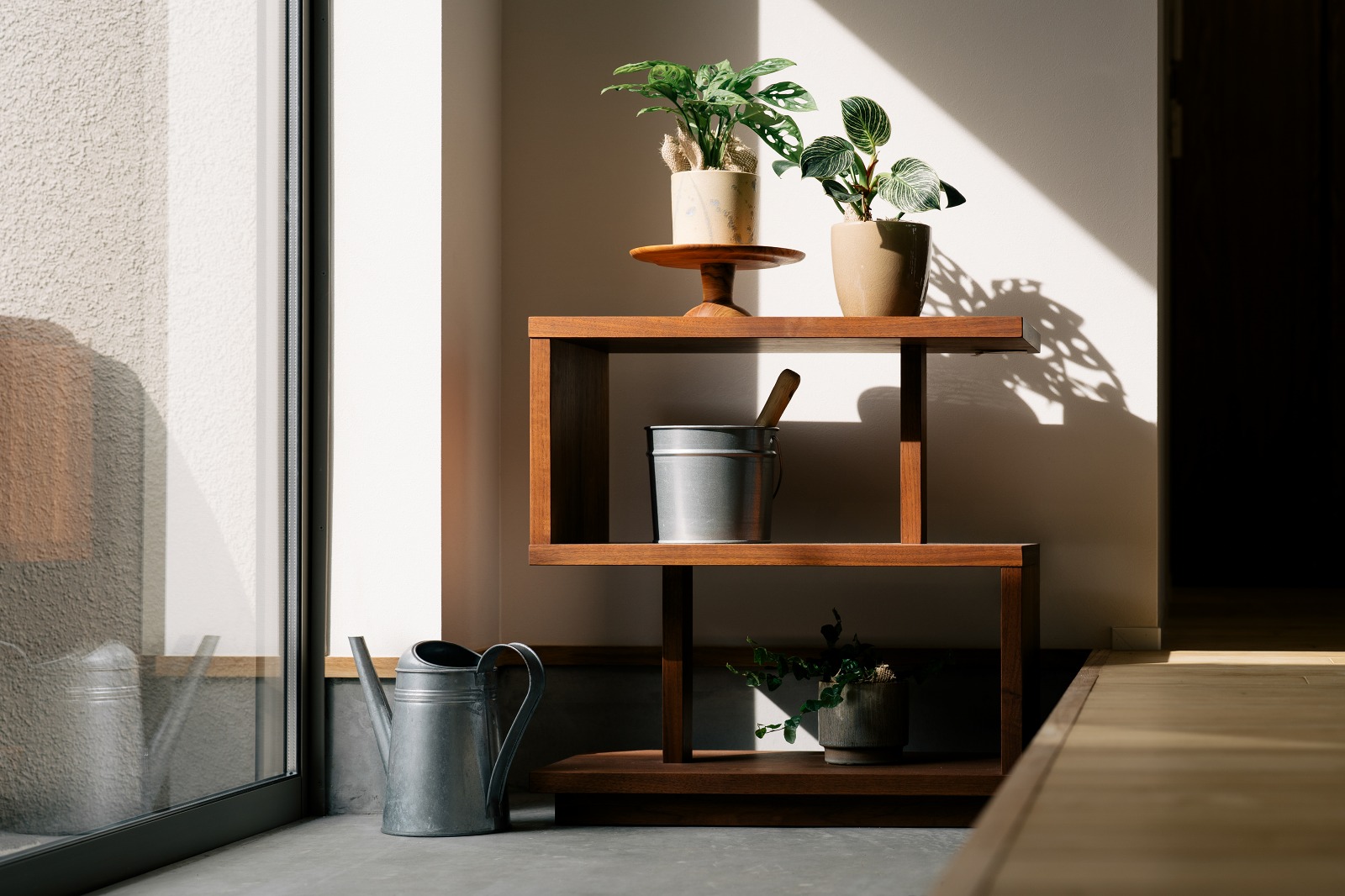 大津市の工務店で建てた平屋の土間