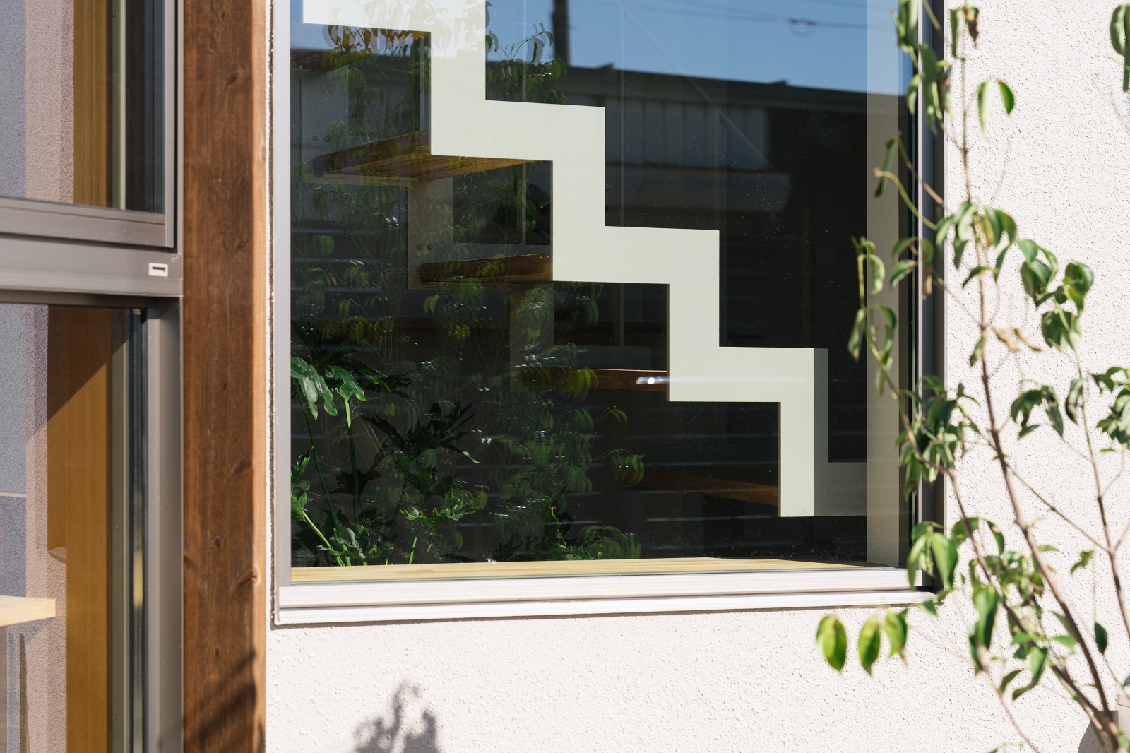 大津市の工務店で建てた家の階段