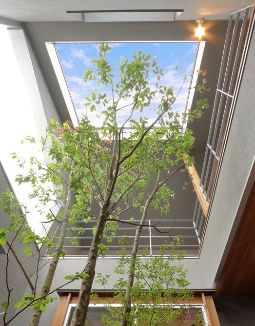 滋賀で注文住宅を建てる工務店のiKKAダイコーホームの中庭